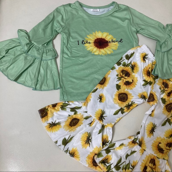 Boutique sunflower 🌻 🌻 🌻 cute pants set - Picture 3 of 5
